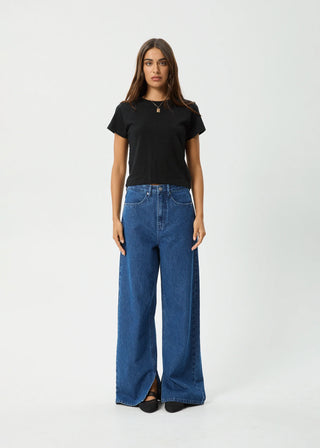 Carmen Baby Tee - Black