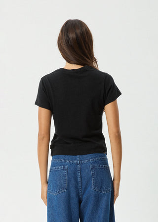 Carmen Baby Tee - Black