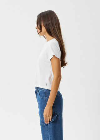 Carmen Baby Tee - White