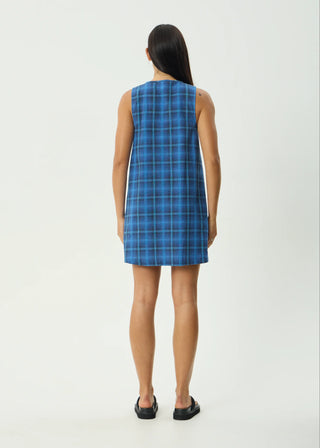 Camden Seersucker Mini Dress - Marina Check