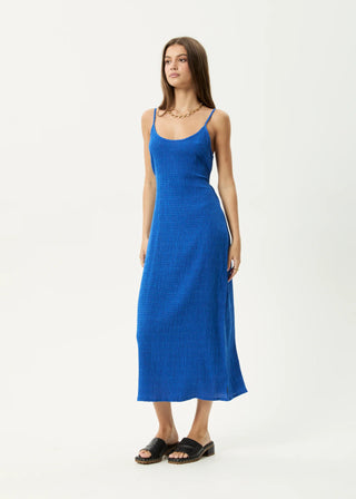 Marina Rumi Seersucker Maxi Dress - Marina