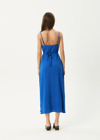 Marina Rumi Seersucker Maxi Dress - Marina