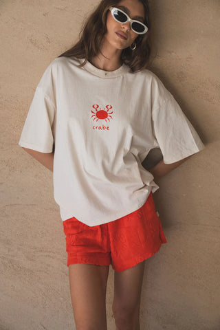 Crabe Tee - Natural