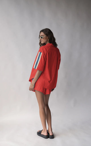 San Sebastián Shirt Set - Dusty Red