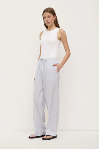 Cora Stripe Pant - White/Navy
