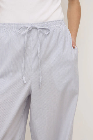Cora Stripe Pant - White/Navy