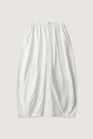 Lola Barrel Pant - White