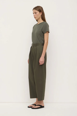 Geno Poplin Pants - Moss