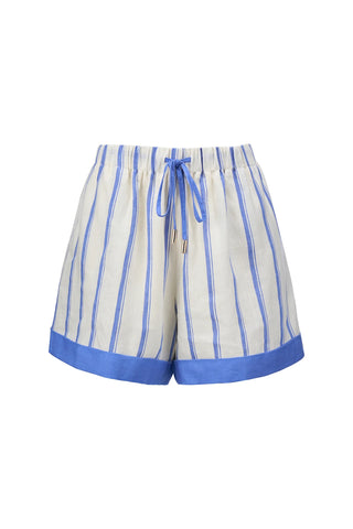 The Rue Shorts - Riveria Stripe