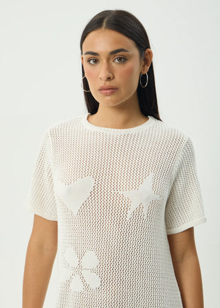 Riley Knit Maxi Dress - White