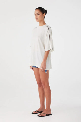 Pippa Oversized Tee - Cream