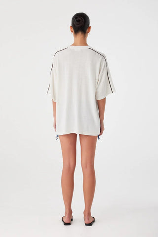 Pippa Oversized Tee - Cream