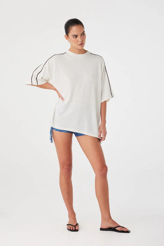 Pippa Oversized Tee - Cream