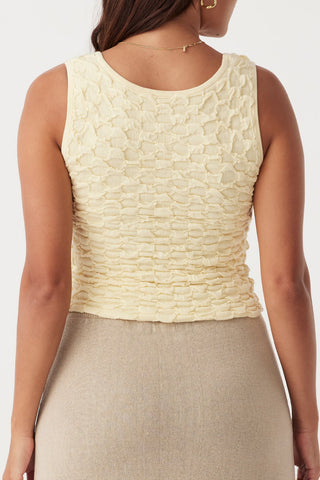 Mila Organic Cotton Tank - Butter