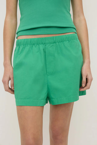 Everyday Poplin Short - Bright Green