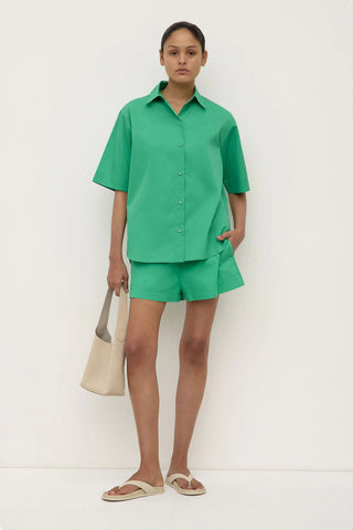 Joni Short Sleeve Shirt - Bright Green