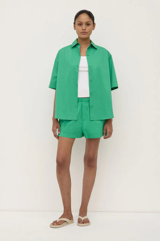 Joni Short Sleeve Shirt - Bright Green