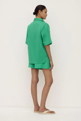 Joni Short Sleeve Shirt - Bright Green