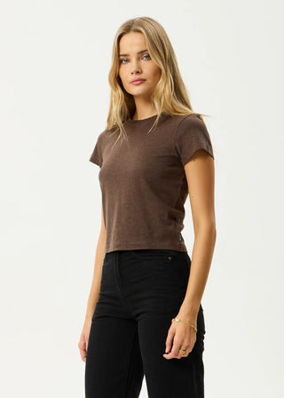 Carmen Baby Tee - Coffee