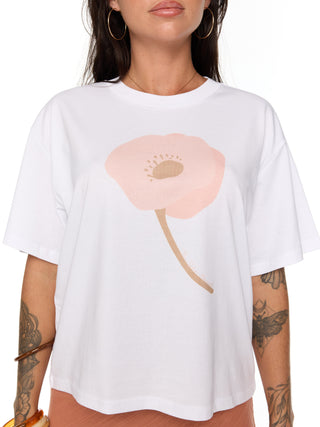 The Poppy Tee - White