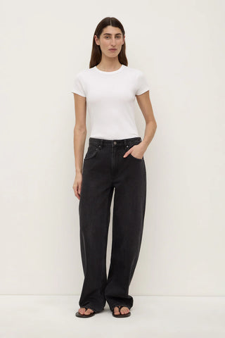 Low Curve Mid Rise Jean - Faded Black