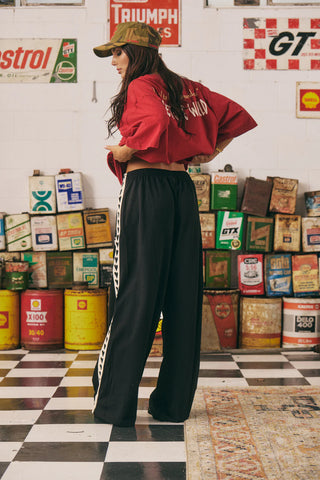 Raving Hearts Pants - Black
