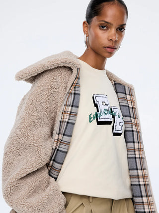 Tina Teddy Jacket - Birch