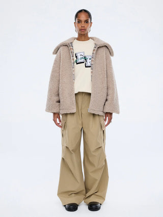 Tina Teddy Jacket - Birch