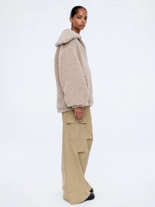 Tina Teddy Jacket - Birch