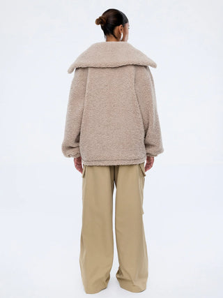 Tina Teddy Jacket - Birch