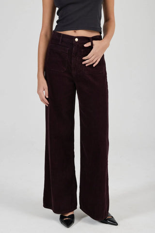 Relaxed Sailor Long Cord - Dark Cherry