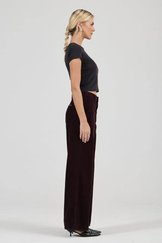 Relaxed Sailor Long Cord - Dark Cherry