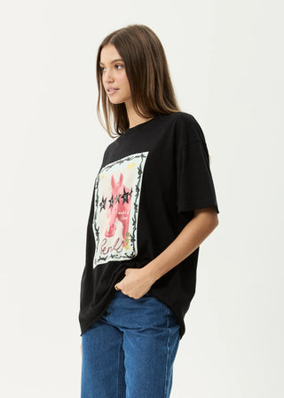 Horsegirl Oversized Hemp Tee - Black