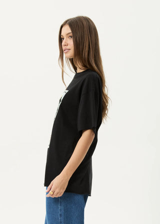 Horsegirl Oversized Hemp Tee - Black