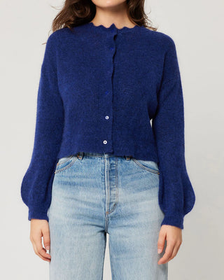 Lace Knit Cardigan - Marine