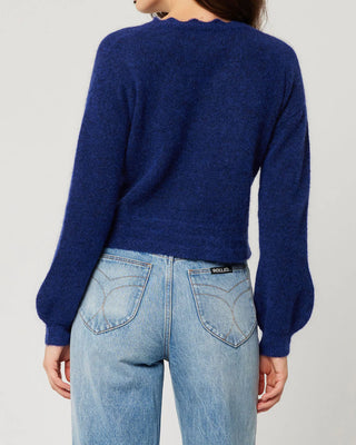 Lace Knit Cardigan - Marine