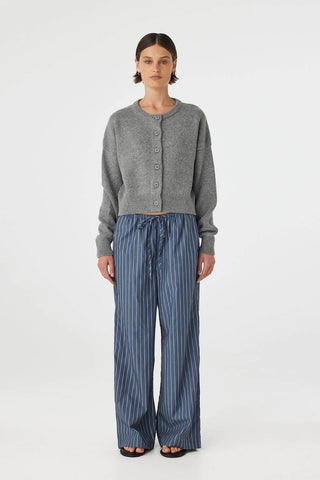 Rae Pant - Muted Blue Stripe