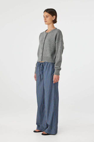 Rae Pant - Muted Blue Stripe