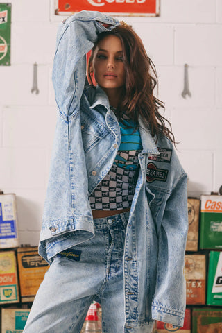 Mermaid Racing Denim Jacket