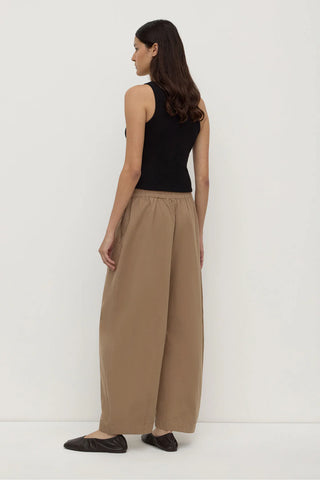 Lola Barrel Pant - Dark Tan