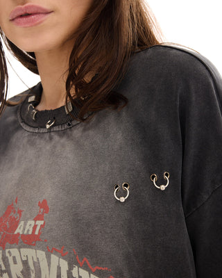 The Art Department Pierced Cowboy Long Sleeve Tee