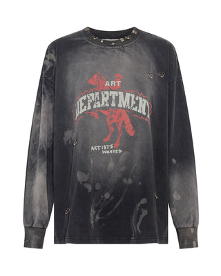 The Art Department Pierced Cowboy Long Sleeve Tee