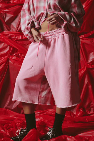 Check Mate Shorts - Pink Check