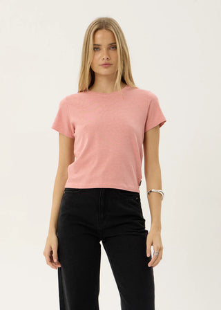 Carmen Baby Tee - Dusty Pink