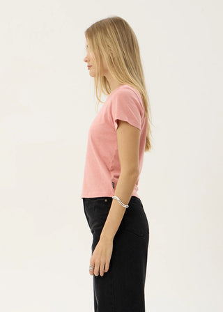 Carmen Baby Tee - Dusty Pink