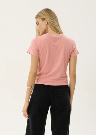 Carmen Baby Tee - Dusty Pink