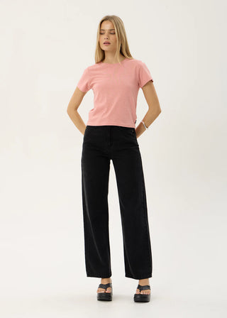 Carmen Baby Tee - Dusty Pink