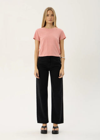 Carmen Baby Tee - Dusty Pink
