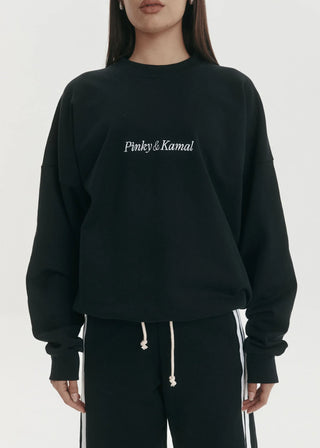 Pinky & Kamal Sweatshirt - Black