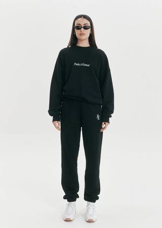 Slouchy Trackpants - Black